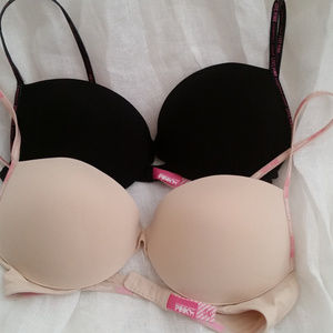 Victoria's Secret PINK Bras with Logo Straps NWOT